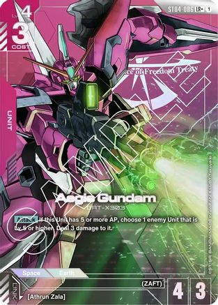 Aegis Gundam (LR+) - Starter Deck 04 SEED Strike (ST04-006) Holofoil