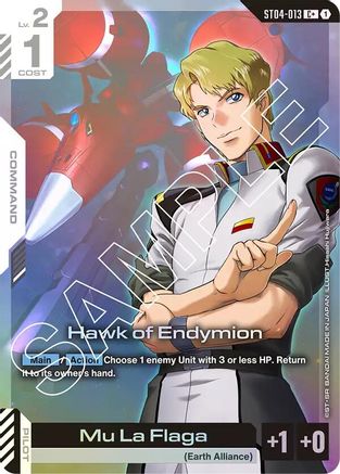 Hawk of Endymion (C+) - Starter Deck 04 SEED Strike (ST04-013) Holofoil
