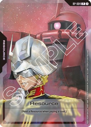 Resource (RP-004) (Mobile Suit Gundam) - Promotional Resource Tokens (RP-004) Holofoil | Grognard Games
