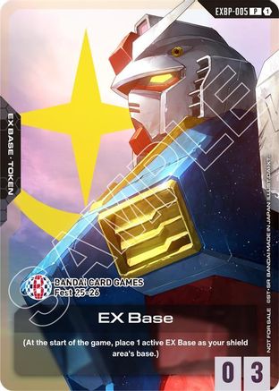 EX Base (EXBP-005) (Mobile Suit Gundam) - Promotional EX Base Tokens (EXBP-005) Holofoil | Grognard Games