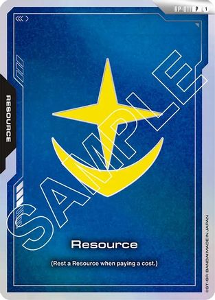 Resource (RP-011) (Earth Federation Force) - Promotional Resource Tokens (RP-011) Holofoil