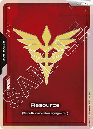 Resource (RP-013) (Neo Zeon) - Promotional Resource Tokens (RP-013) Holofoil | Grognard Games
