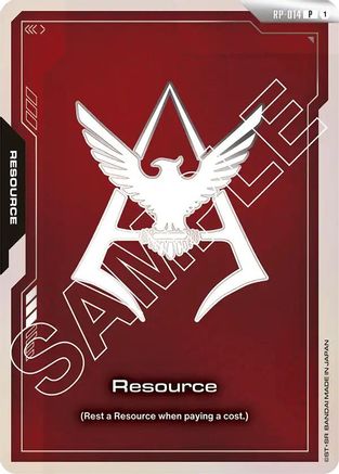 Resource (RP-014) (Char Aznable Emblem) - Promotional Resource Tokens (RP-014) Holofoil