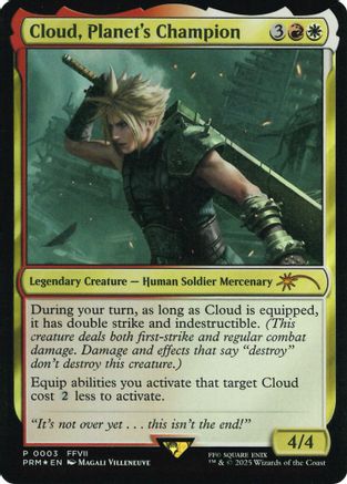 Cloud, Planet's Champion (Costco Bundle) (UMP-003) - Unique and Miscellaneous Promos Foil | Grognard Games