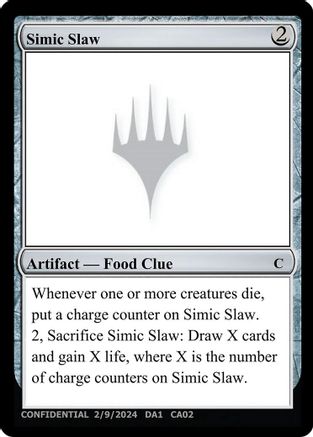 Simic Slaw (-) - Un-Known Event Playtest Cards | Grognard Games