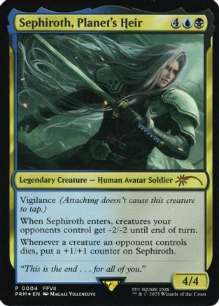Sephiroth, Planet's Heir (Costco Bundle) (UMP-004) - Unique and Miscellaneous Promos Foil | Grognard Games
