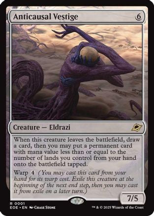 Anticausal Vestige (EOE-001) - Edge of Eternities Foil | Grognard Games