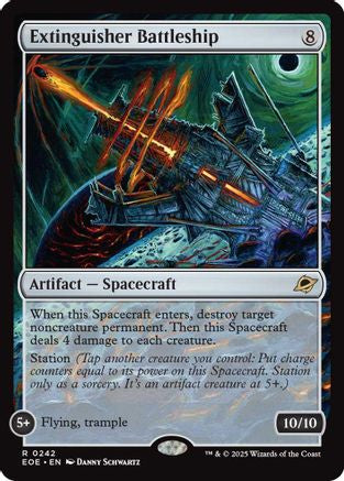 Extinguisher Battleship (EOE-242) - Edge of Eternities Foil | Grognard Games