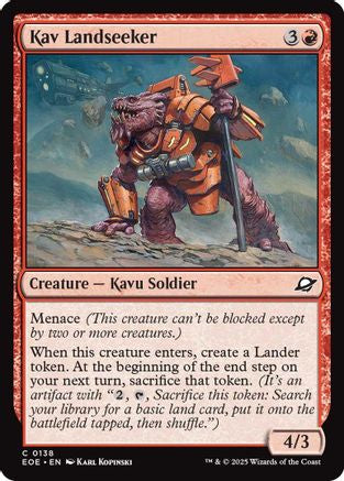 Kav Landseeker (EOE-138) - Edge of Eternities Foil | Grognard Games