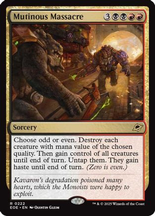 Mutinous Massacre (EOE-222) - Edge of Eternities | Grognard Games