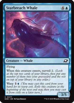 Starbreach Whale (EOE-077) - Edge of Eternities | Grognard Games