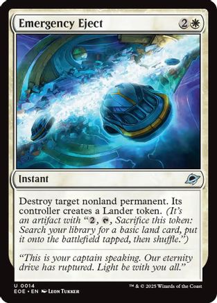 Emergency Eject (EOE-014) - Edge of Eternities Foil | Grognard Games