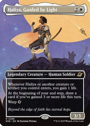 Haliya, Guided by Light (Borderless) (EOE-289) - Edge of Eternities Foil | Grognard Games