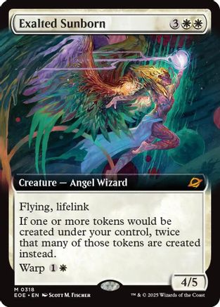 Exalted Sunborn (Extended Art) (EOE-318) - Edge of Eternities | Grognard Games
