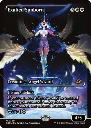 Exalted Sunborn (Showcase) (EOE-358) - Edge of Eternities Foil | Grognard Games