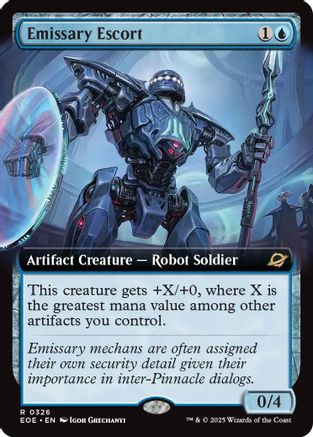 Emissary Escort (Extended Art) (EOE-326) - Edge of Eternities | Grognard Games