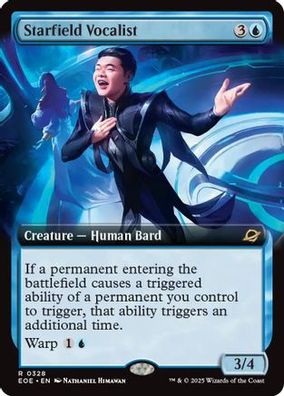Starfield Vocalist (Extended Art) (EOE-328) - Edge of Eternities Foil | Grognard Games