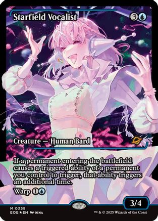 Starfield Vocalist (Showcase) (EOE-359) - Edge of Eternities Foil | Grognard Games