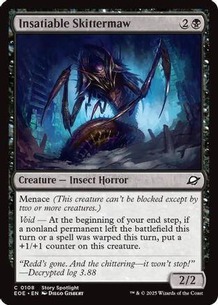 Insatiable Skittermaw (EOE-108) - Edge of Eternities Foil | Grognard Games