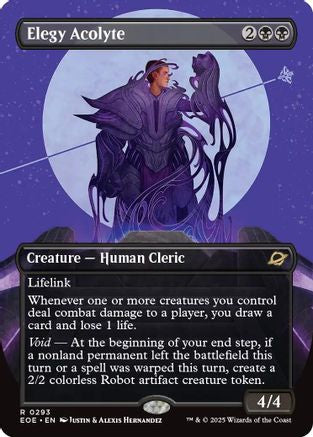 Elegy Acolyte (Borderless) (EOE-293) - Edge of Eternities | Grognard Games