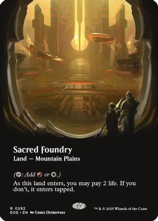 Sacred Foundry (Borderless) (EOE-282) - Edge of Eternities | Grognard Games