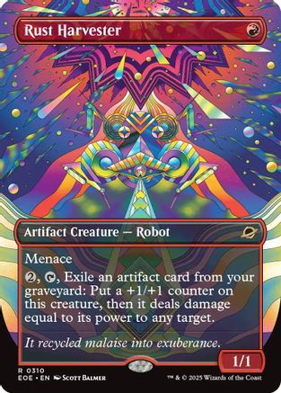 Rust Harvester (Borderless) (EOE-310) - Edge of Eternities Foil | Grognard Games