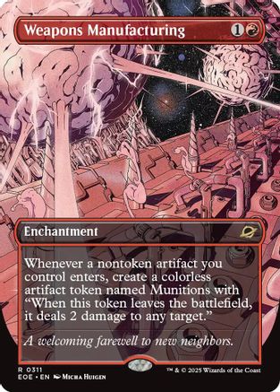 Weapons Manufacturing (Borderless) (EOE-311) - Edge of Eternities | Grognard Games