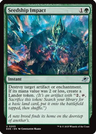 Seedship Impact (EOE-205) - Edge of Eternities Foil | Grognard Games