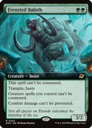 Frenzied Baloth (Extended Art) (EOE-342) - Edge of Eternities Foil | Grognard Games