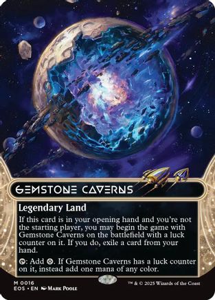 Gemstone Caverns (0016) (Borderless) (EOS-016) - Edge of Eternities: Stellar Sights | Grognard Games