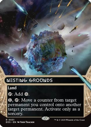Nesting Grounds (0031) (Borderless) (EOS-031) - Edge of Eternities: Stellar Sights Foil | Grognard Games