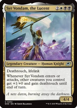 Syr Vondam, the Lucent (EOE-232) - Edge of Eternities | Grognard Games