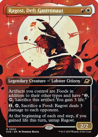 Ragost, Deft Gastronaut (Borderless) (EOE-300) - Edge of Eternities Foil | Grognard Games