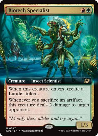 Biotech Specialist (Extended Art) (EOE-347) - Edge of Eternities Foil | Grognard Games