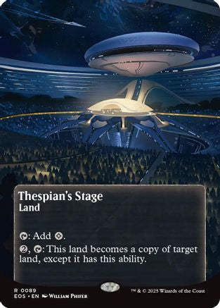 Thespian's Stage (0089) (Borderless) (EOS-089) - Edge of Eternities: Stellar Sights Foil | Grognard Games