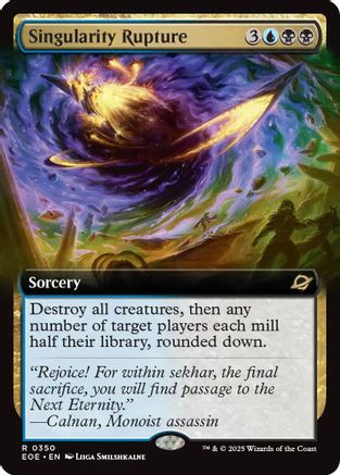 Singularity Rupture (Extended Art) (EOE-350) - Edge of Eternities | Grognard Games