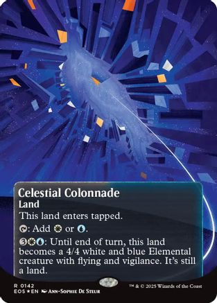 Celestial Colonnade (0142) (Borderless) (Galaxy Foil) (EOS-142) - Edge of Eternities: Stellar Sights Foil | Grognard Games