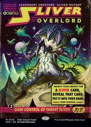 Sliver Overlord (Showcase) (SPG-128) - Special Guests Foil | Grognard Games