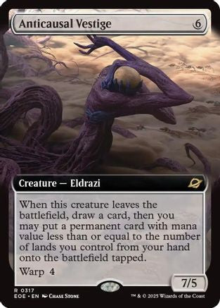 Anticausal Vestige (Extended Art) (EOE-317) - Edge of Eternities Foil | Grognard Games