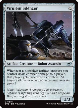 Virulent Silencer (EOE-248) - Edge of Eternities Foil | Grognard Games