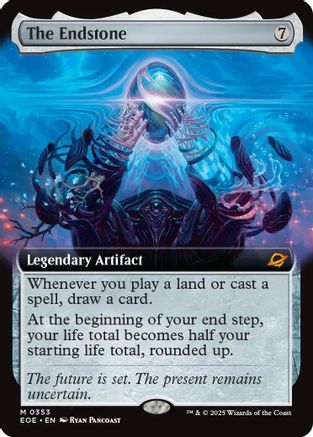 The Endstone (Extended Art) (EOE-353) - Edge of Eternities Foil | Grognard Games