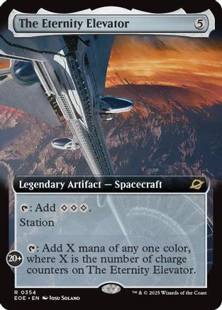The Eternity Elevator (Extended Art) (EOE-354) - Edge of Eternities Foil | Grognard Games
