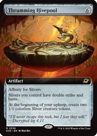 Thrumming Hivepool (Extended Art) (EOE-356) - Edge of Eternities | Grognard Games