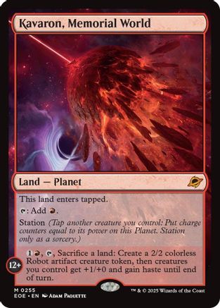 Kavaron, Memorial World (EOE-255) - Edge of Eternities Foil | Grognard Games