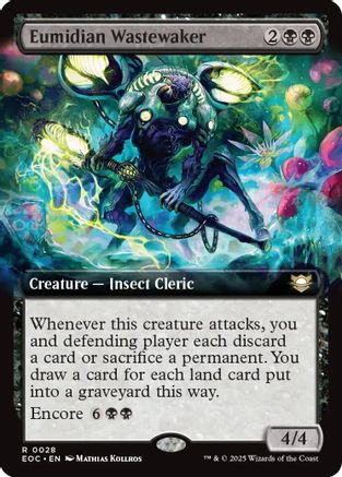 Eumidian Wastewaker (Extended Art) (EOC-028) - Commander: Edge of Eternities | Grognard Games
