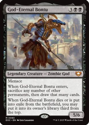 God-Eternal Bontu (EOC-083) - Commander: Edge of Eternities | Grognard Games