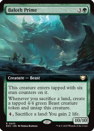 Baloth Prime (Extended Art) (EOC-033) - Commander: Edge of Eternities | Grognard Games