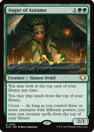 Augur of Autumn (EOC-092) - Commander: Edge of Eternities | Grognard Games