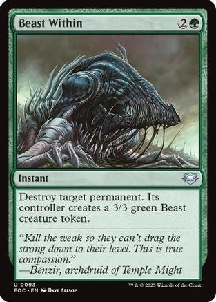 Beast Within (EOC-093) - Commander: Edge of Eternities | Grognard Games