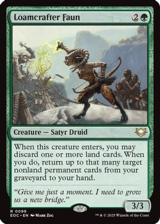 Loamcrafter Faun (EOC-099) - Commander: Edge of Eternities | Grognard Games